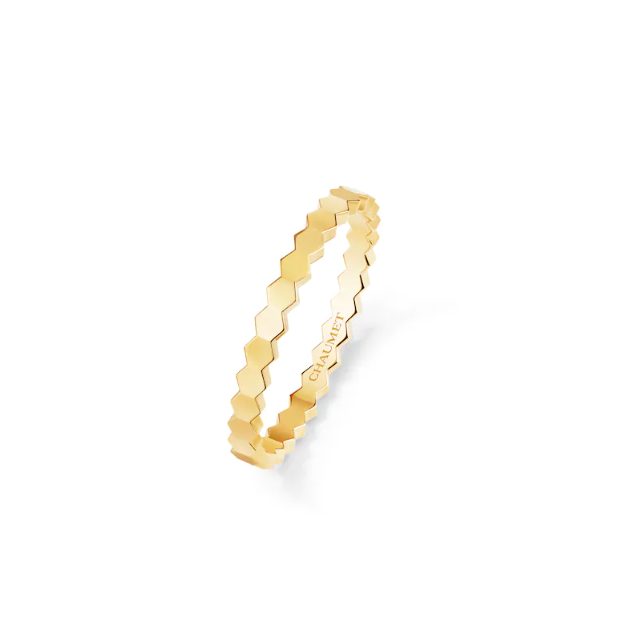 BEE MY LOVE RING Yellow gold, 2.5 mm